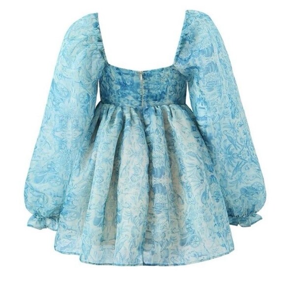 Strangers & Lovers Olympia Babydoll Dress Size Large - Picture 4 of 11